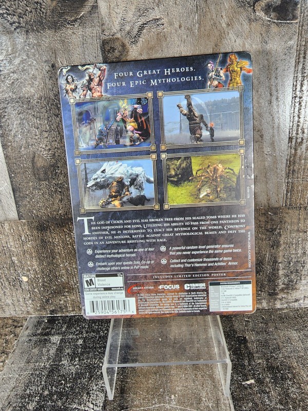 LOKI HEROES OF MYTHOLOGY PC GAME STEELBOOK W/MANUAL & POSTER gallery