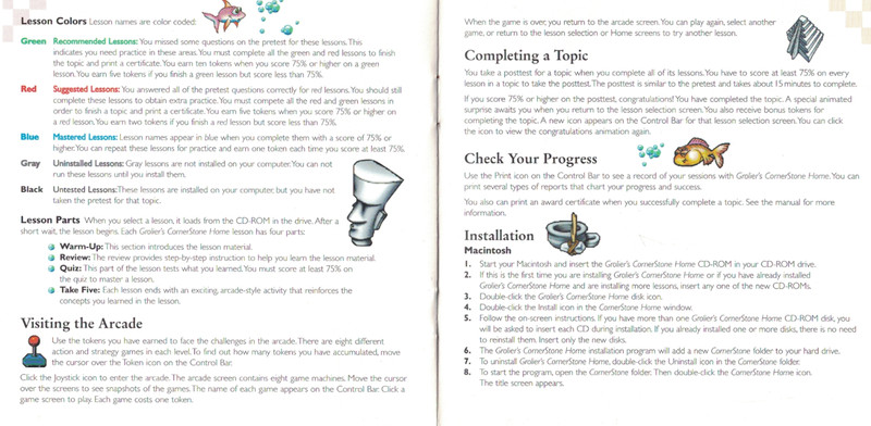Grolier's CornerStone Home English 12 - Grades 7-8 / CD-ROM Usage & Punctuation gallery