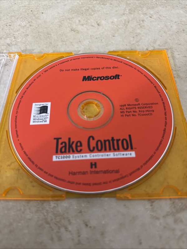 Licrosoft 1998 Take Control TC10000 System Controller Software