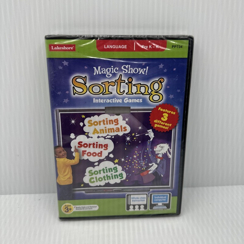 Magic Show Lakshore Interactive Ages 3+ (PC-CD/MAC) Sorting New