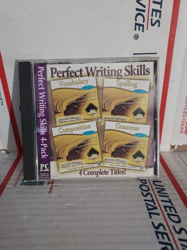 Perfect Writing Skills: 4 Complete Titles High Achiever Series, PC CD-ROM, #62a