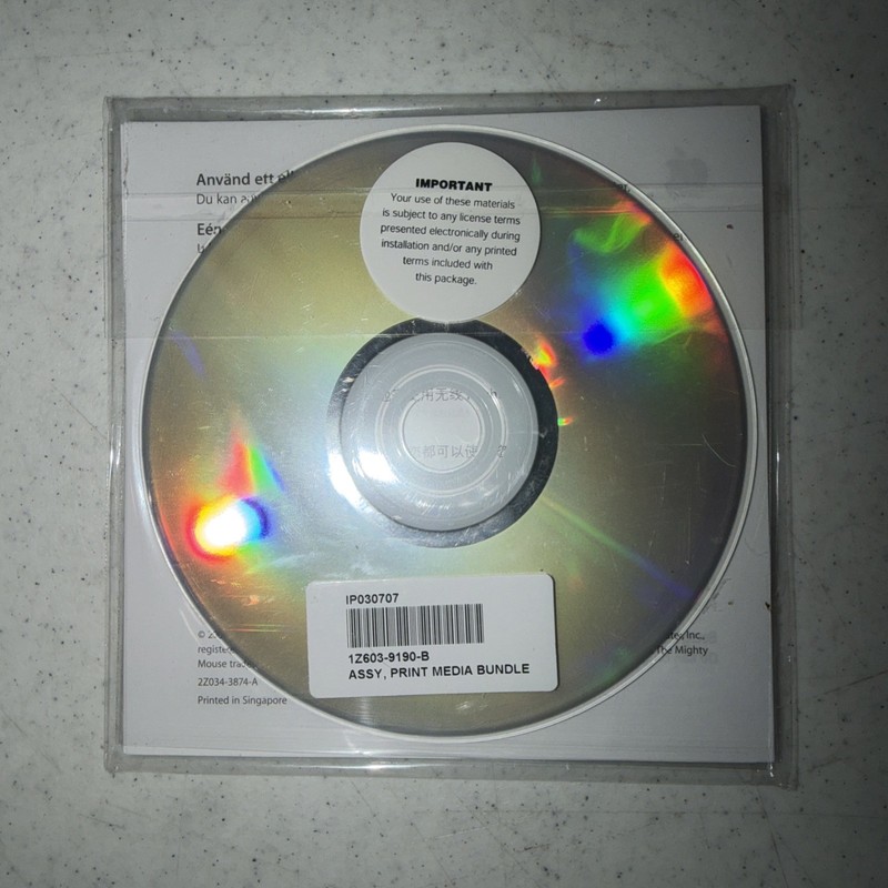 Apple Software CD - Mighty Mouse Software Install V 1.3 - New Sealed - Li20 gallery