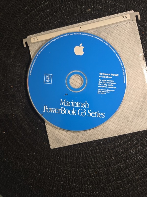 Macintosh Powerbook G3 Series Cd Software