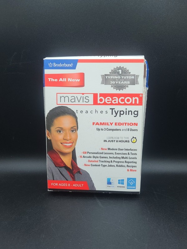 Broderbund Mavis Beacon Typing Software Mac Windows Download 3 Devices