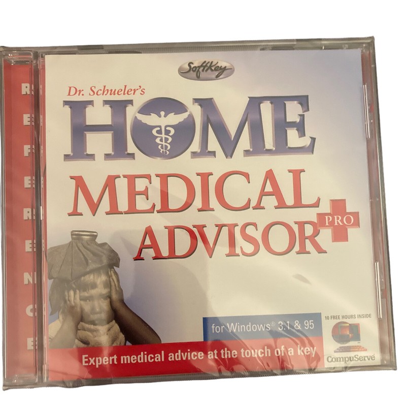 The Learning Company Dr. Schueler’s Home Medical Advisor Pro – Windows 3.1 & 95