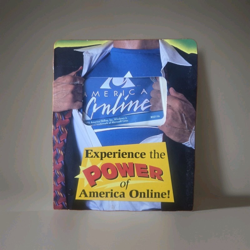 AMERICA ONLINE Version 3.0 Floppy 3.5″ for Windows 50 Free Hours Trial