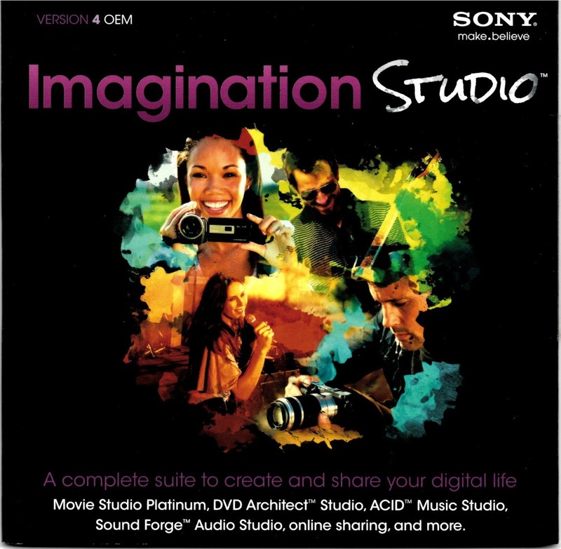 Sony Imagination Studio 4 – Brand New – Sealed DVD