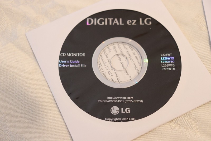 LG DIGITAL ez & Forte Manager LG LCD Monitor drivers & User Manual software CDs gallery