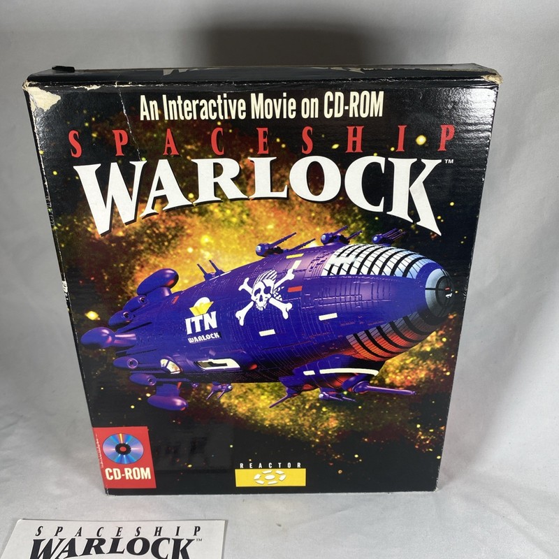 Vintage Spaceship Warlock Interactive Movie CD-ROM Reactor For Macintosh gallery