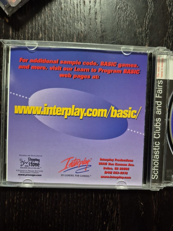 Interplay Learn to Program BASIC Junior Edition Vintage PC Game 1998 PC MAC gallery