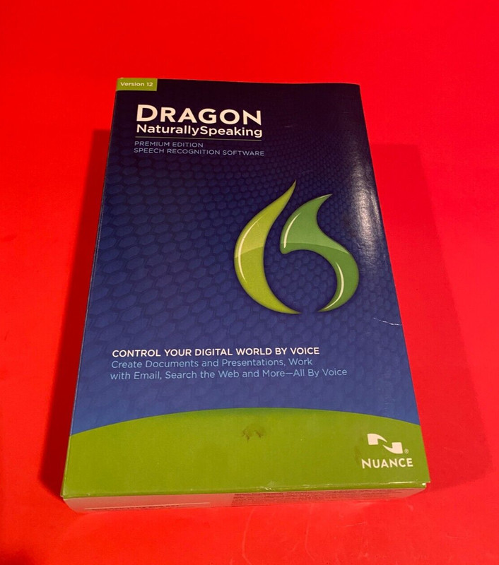 Nuance Dragon NaturallySpeaking 12 Premium (Retail) for Windows K609A-G00-12.0