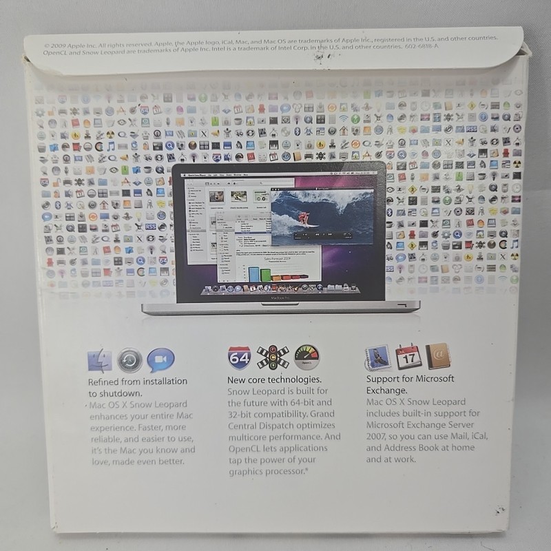 Apple Mac OS X Snow Leopard Version 10.6 Install Disc Good Original gallery