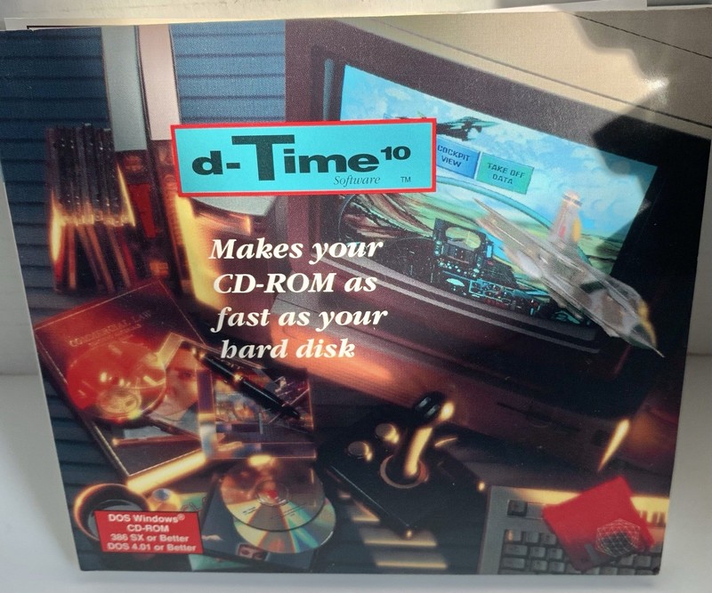 d-Time 10 Software – Make your CD-ROM as fast as your band disk DOS Windows.