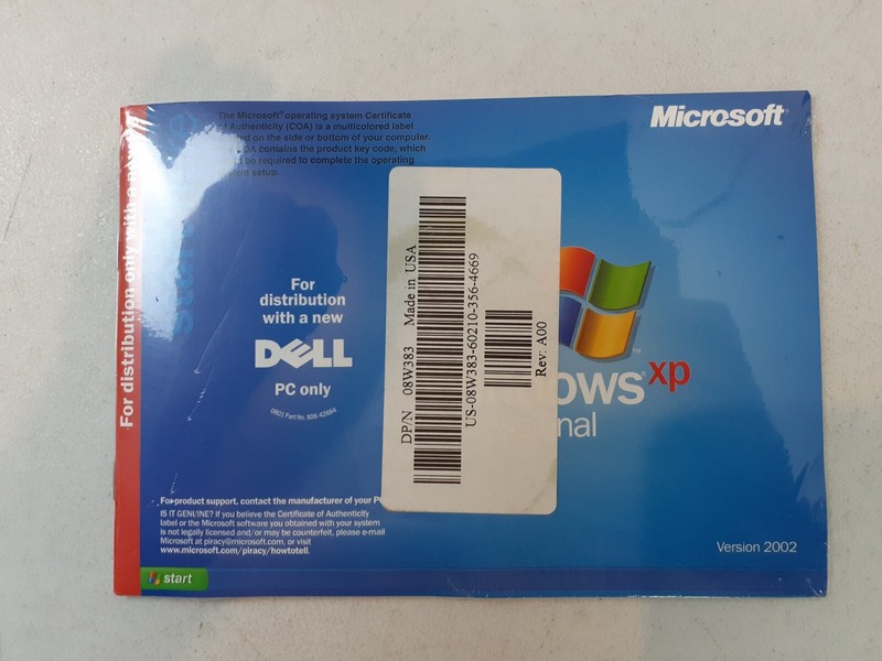 Dell Reinstallation CD Microsoft Windows XP Professional Service Pack 1 NEW 2002 gallery
