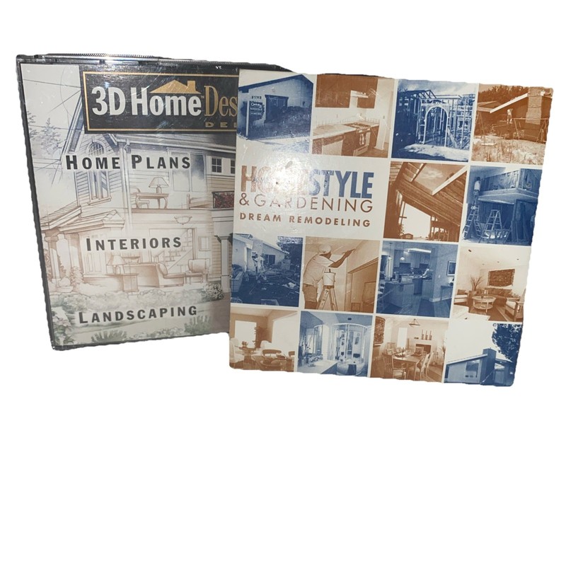 3D Home Design Suite Deluxe 3.0–Broderbund Home Design Software & an extra see