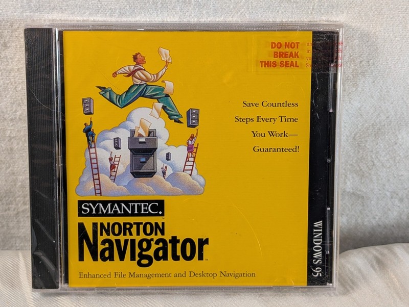 Symantec Norton Navigator Windows 95 CD ROM New Sealed