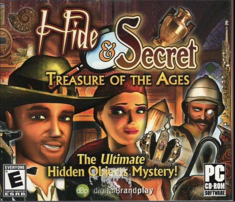 Hide & Secrets Treasure of the Ages CD-ROM PC Disc ONLY No Booklets/Inserts