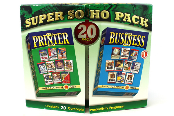 Vintage NetZero Super SOHO Pack Small Office Home Office PC Software