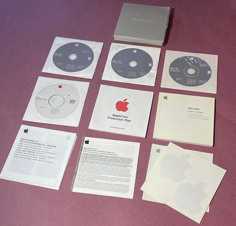 Apple Power Mac G5 OS X Install Disks 1 & 2 10.3.5