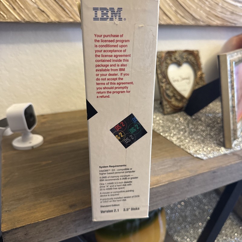 IBM OS/2 Version 2.1 | 3.5" Disks Upgrade Edition with Proof of License gallery