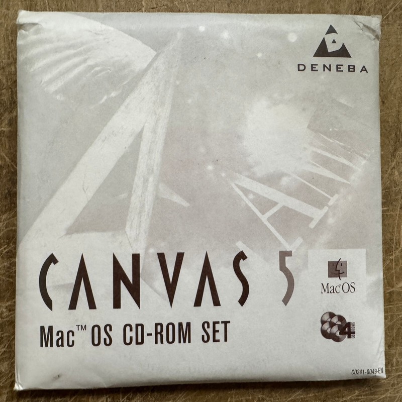 DENEBA CANVAS 5 Mac OS CD-ROM SET