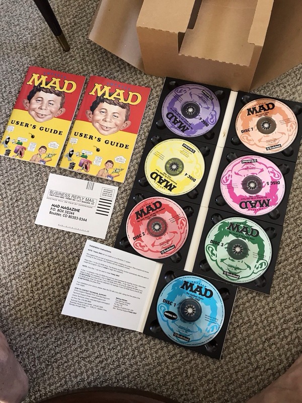 TOTALLY MAD 7 CD-ROM MAD MAGAZINE ARCHIVE 1952 - 1998 NEW BOXED L👀K ! gallery