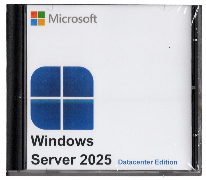 Windows Server 2025 Datacenter with 5 CALs, 64 Cores. Retail License, English. gallery