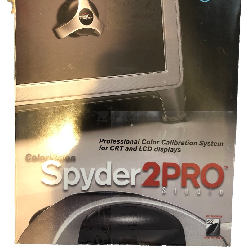 ColorVision Color Calibration Spyder2 Spyder 2 Pro Studio For CRT/ LCD -Read @