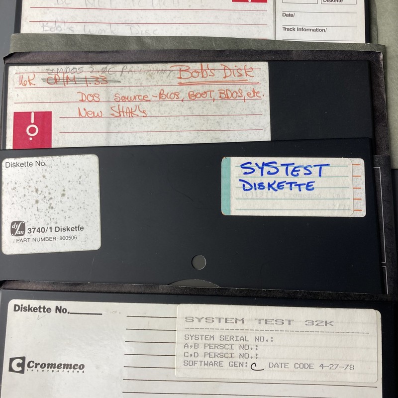 Lot of 5 Testing Software IT Diagnostic 8 Inch Floppy Diskette 70s 80s Cromemco gallery