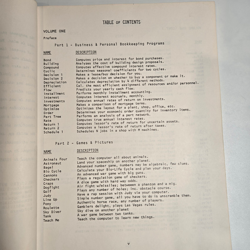 Basic Software Library Volume IV General Purpose Programs R.W. Brown 1977 Ex-Lib gallery
