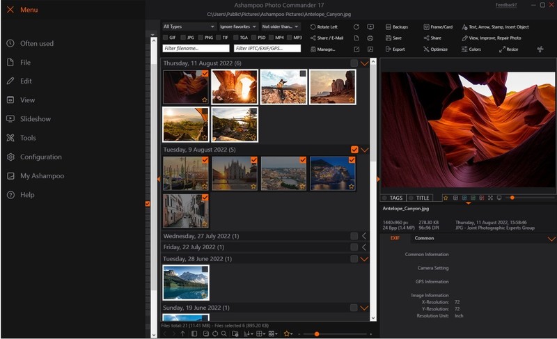 2x Ashampoo Photo Commander 17 - Lifetime for PC [Disc] or [4GB USB]. gallery