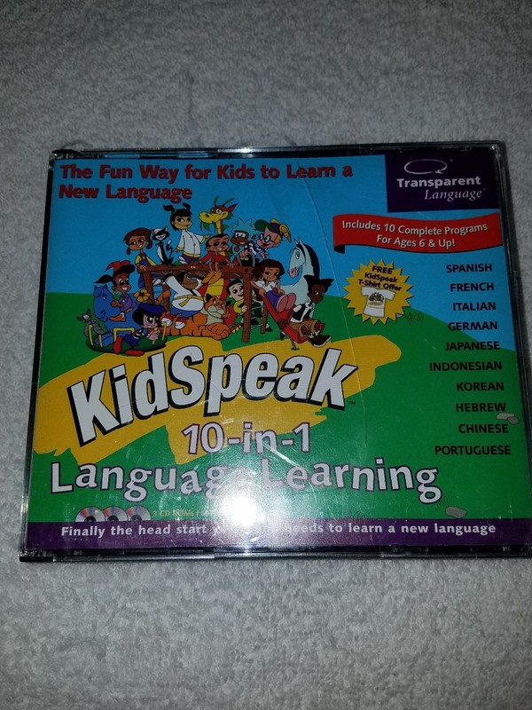 Transparent Language KidSpeak 10 in 1 Language Learning for PC, Mac 561**