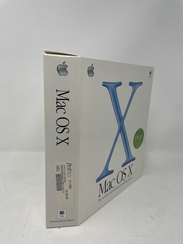Apple Mac OS X 10.1.3 Original Retail Box Boxed W/ OS X, OS 9, iPhoto, Dev Tools gallery