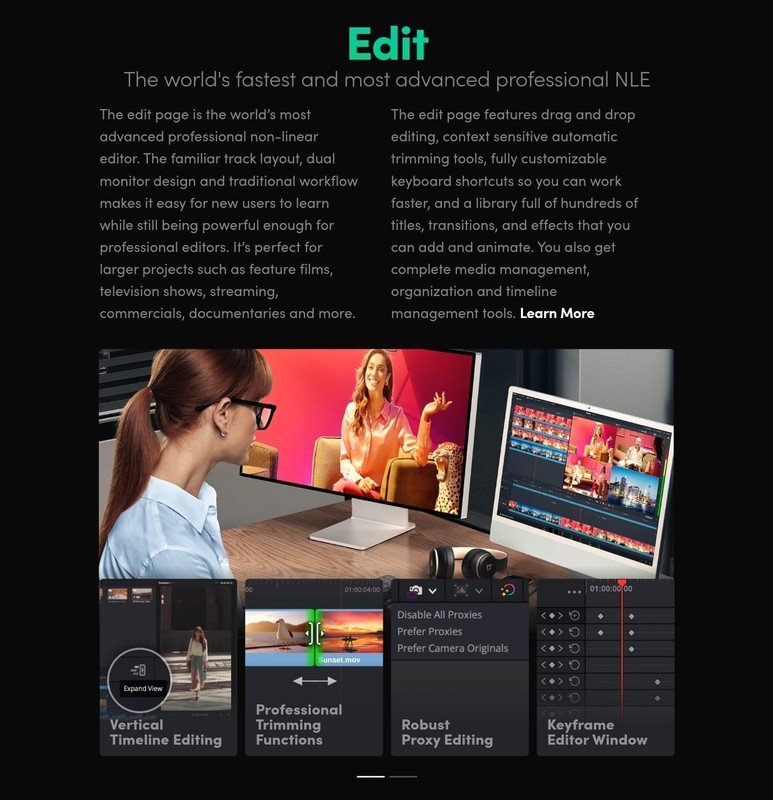 Blackmagic DaVinci Resolve Studio – Genuine Lifetime License – 2 Devices gallery