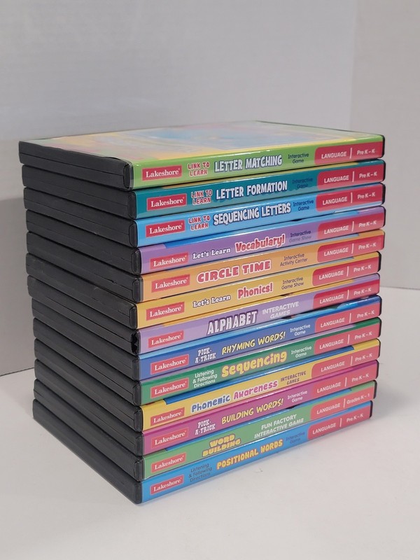 13 Lakeshore Language Reading Learning CD-ROM (PC/MAC) Grade Pre-K - K & 1st gallery
