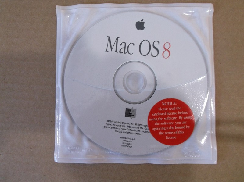Apple Mac OS 8.0 Disc only