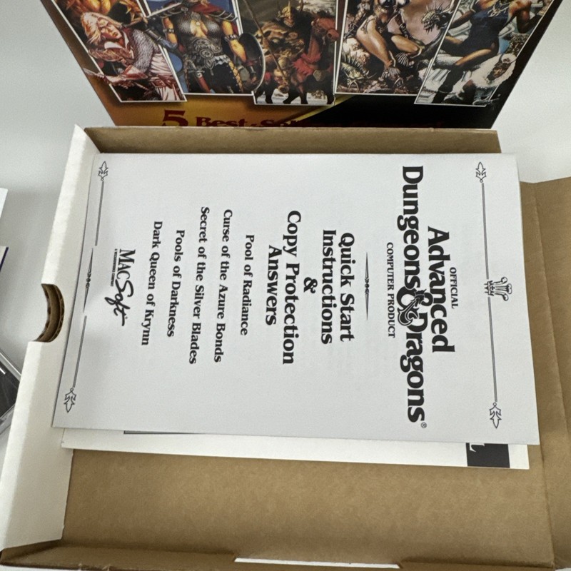 Advanced Dungeons & Dragons Collectors Edition Macintosh Mac Computer 5 Game D&D gallery
