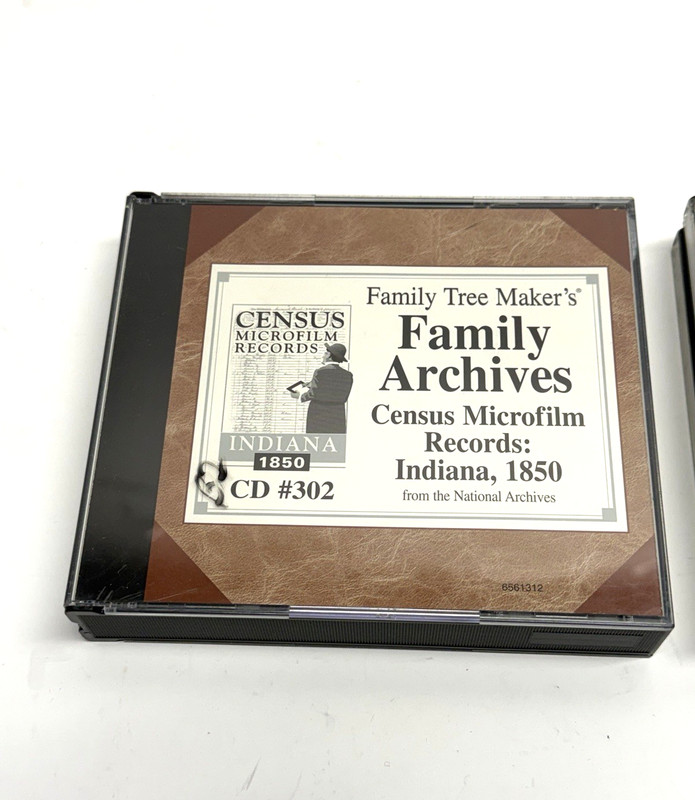 Vintage Lot of 2 Family Tree Maker's Census Microfilm Records: Indiana #302 #303 gallery