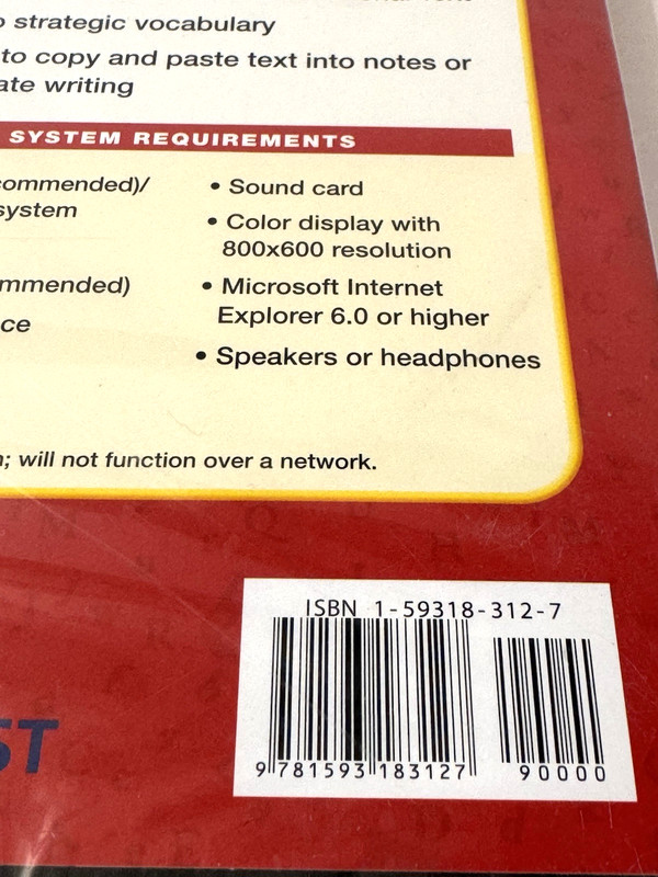 Language eReader Instructional Text Selections Sopris West CD-ROM Vocabulary NEW gallery