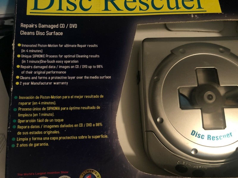 Repairs Damaged CD's Disc Rescuer Luminair prod. kit gallery