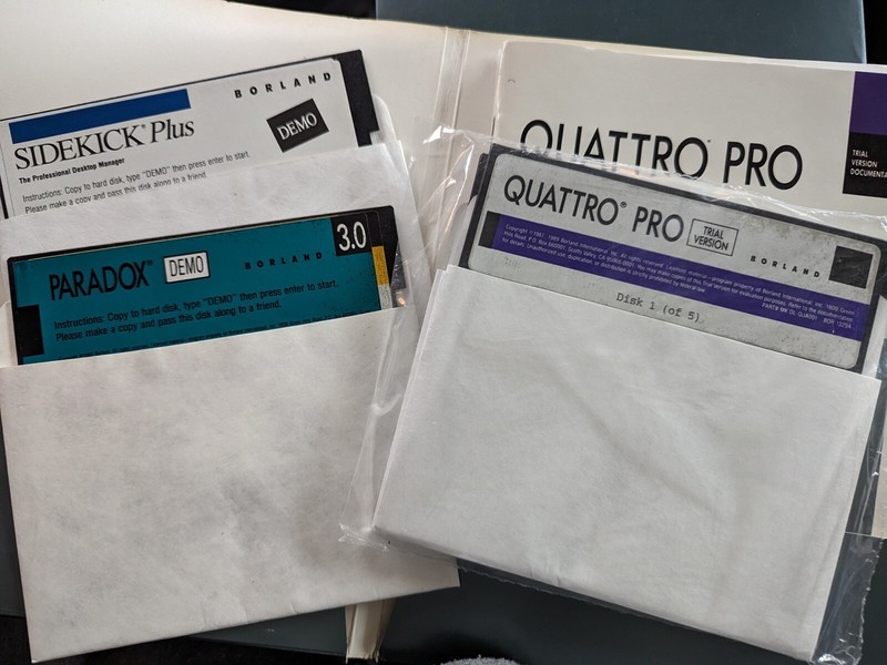 BORLAND Quattro Pro Trial Version gallery