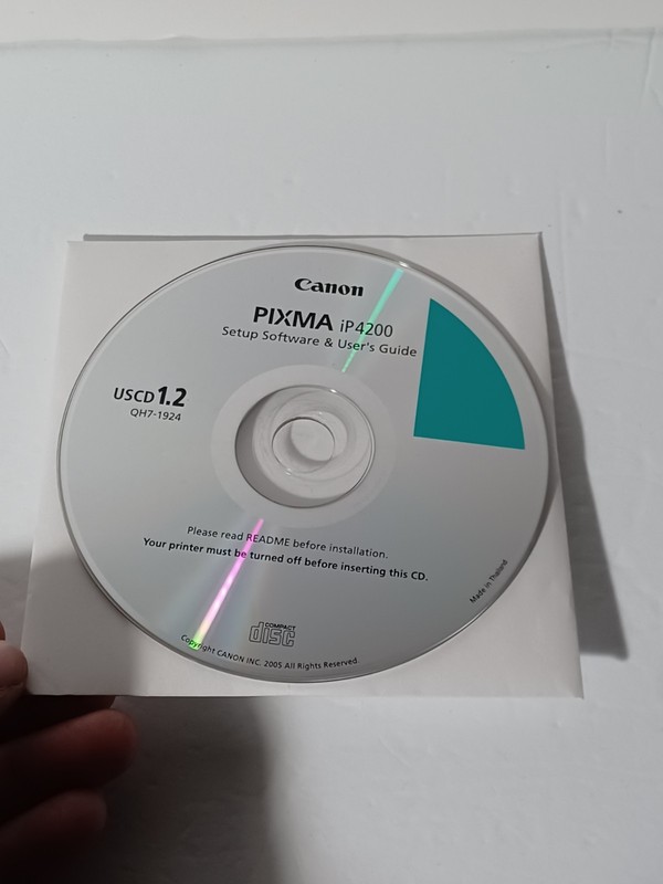 Canon PIXMA iP 4200 Software Setup & User’s Guide CD