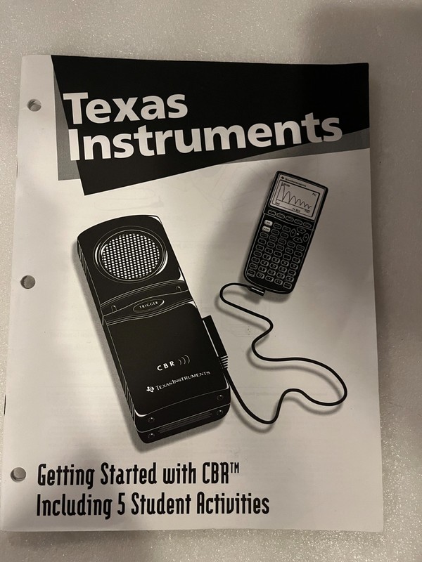 Texas Instruments Getting Started w/ CBR for TI-82, Ti-83, TI-85/CBL Ti-86 TI-92