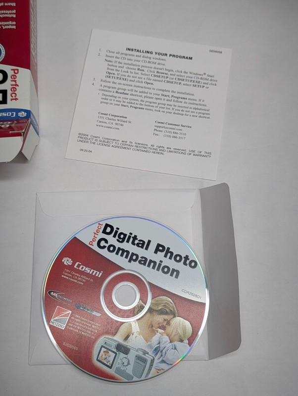 Digital Photo Companion Cosmi CD-Rom Windows 98SE ME XP 2005 PC Software gallery