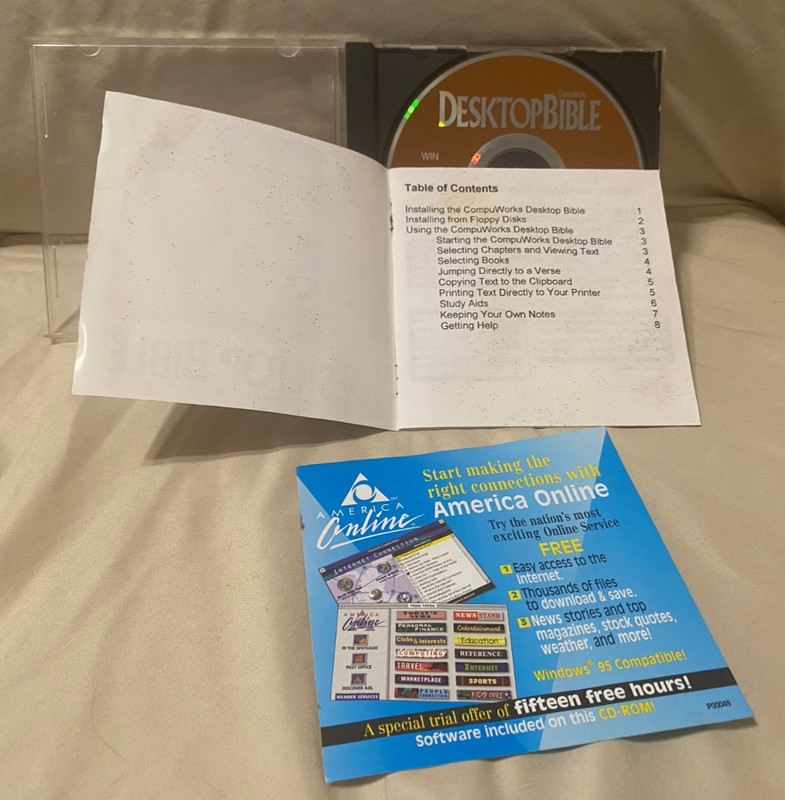 Compuworks Desktop Bible King James Version CD ROM gallery