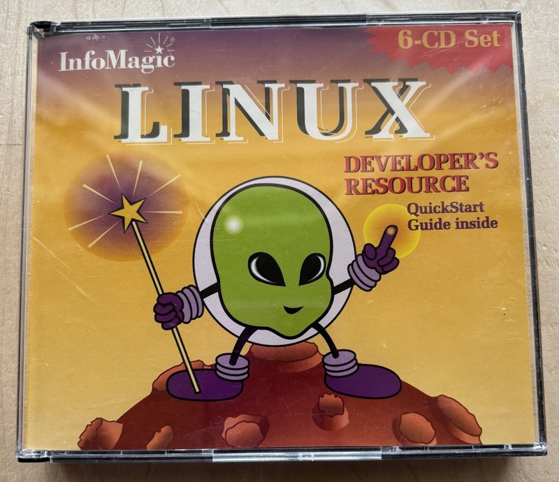 Linux Developer’s Resource Infomagic ALIEN 6 CD Set Red Hat Slackware Kernel