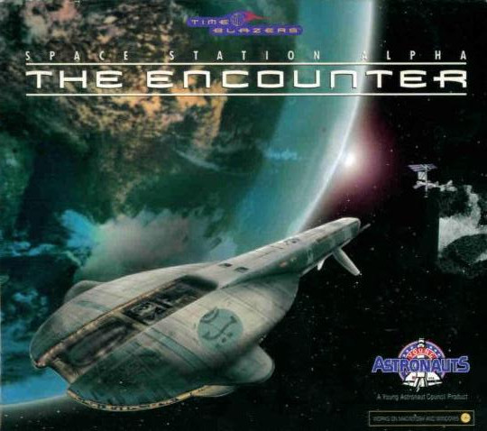 Space Station Alpha: The Encounter PC MAC CD learn about astronaut math etc game