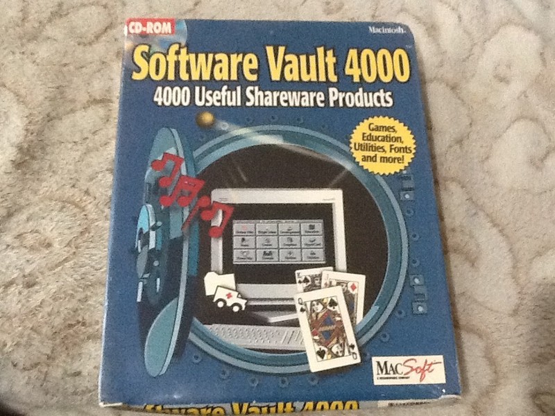 Macintosh CD-Rom Software VAULT 4000 Mac New Sealed MACSOFT VERY RARE