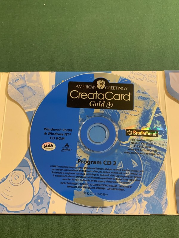 American Greetings CreataCard Gold 4 with 3 CD-ROMs - Pre-Owned gallery