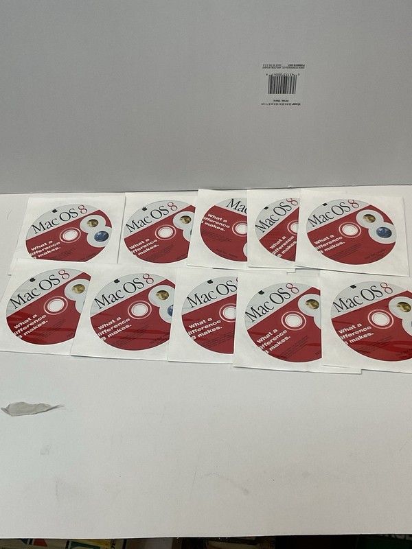 Vintage Mac Lot Of 10 OS 8 Macintosh Software Install CD’s PROMO NOS Sealed